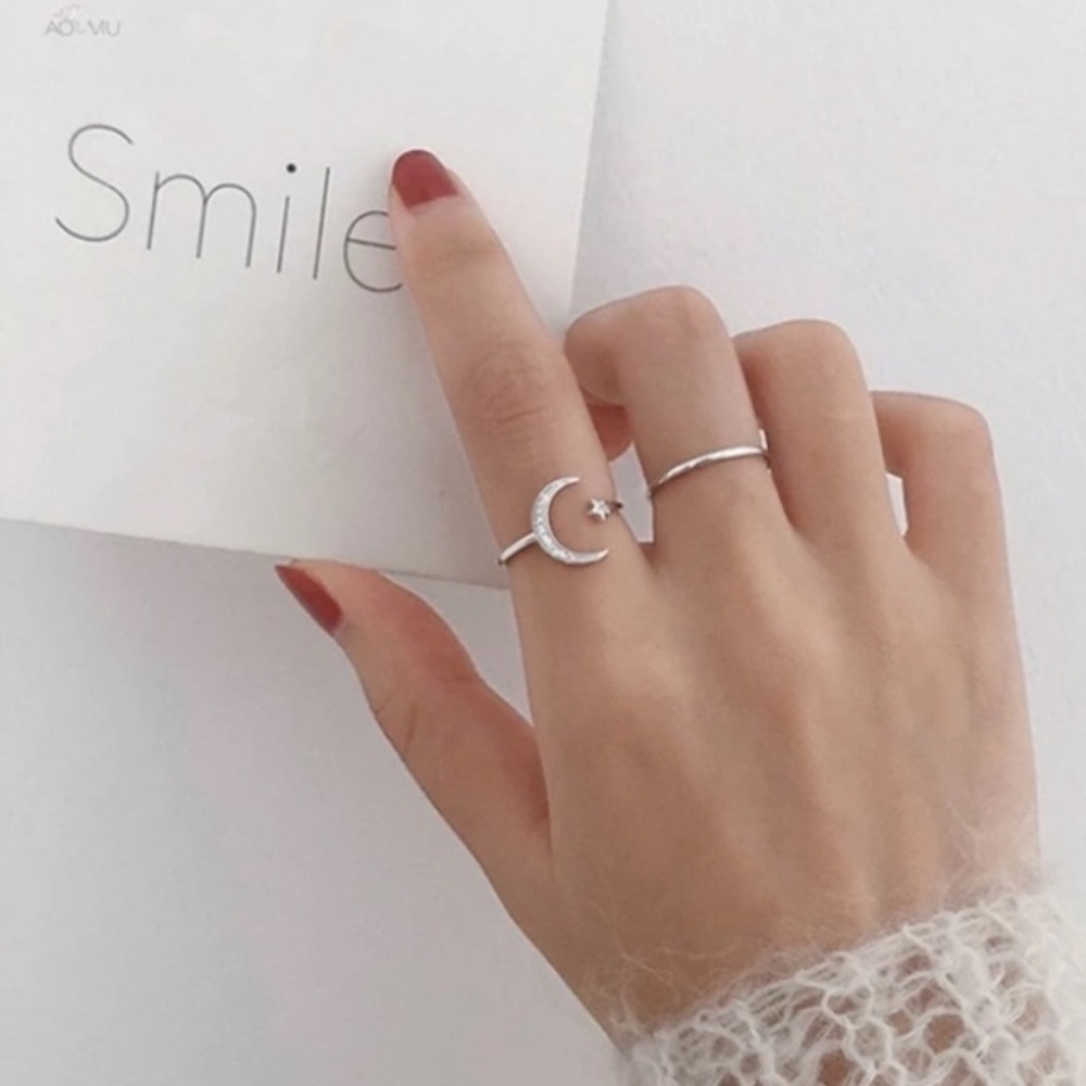 Moon Star Rings